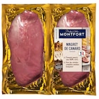 2 Magrets De Canard Maison Montfort en promo chez Auchan Hypermarché Antibes à 14,95 €