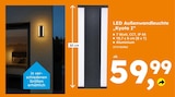 LED Außenwandleuchte Kyoto I im aktuellen Globus-Baumarkt Prospekt