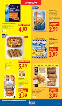 Promo Saumon dans le catalogue Lidl du moment à la page 15