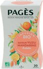 Infusion Bio yuzu mandarine - PAGES dans le catalogue Cora