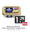 Aktuelles mit Butter extra streichzart ungesalzen Angebot bei Hieber in Freiburg (Breisgau) ab 1,29 €