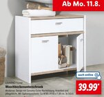 Waschbeckenunterschrank im Lidl Prospekt Waschbeckenunterschrank von LIVARNO home im aktuellen Lidl Prospekt für 39,99 €