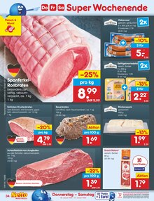 Rollbraten im Netto Marken-Discount Prospekt "Aktuelle Angebote" mit 57 Seiten (Hamm)