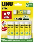 UHU - Lot de 10 Bâtons de Colle 8,2 g – Stick Colle Scolaire en promo chez Bureau Vallée UHU - Lot de 10 Bâtons de Colle 8,2 g – Stick Colle Scolaire dans le catalogue Bureau Vallée