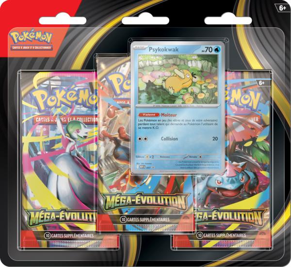 Pack 3 boosters Pokémon Méga-Evolution ME01 en promo chez Carrefour Niort à 17,99 €