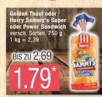 Sammy's Super oder Power Sandwich Angebote von Golden Toast oder Harry bei Marktkauf Stade für 1,79 €