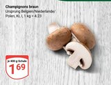 Champignons braun bei GLOBUS im Hattersheim Prospekt für 1,69 €
