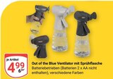 Ventilator mit Sprühflasche Angebote von Out of the Blue bei GLOBUS Neustadt für 4,99 €