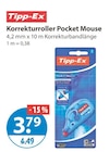 Korrekturroller Pocket Mouse von Tipp-Ex im aktuellen V-Markt Prospekt