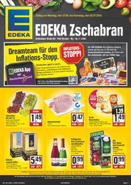 EDEKA Prospekt für Dresden mit 20 Seiten EDEKA Prospekt für Dresden: "Wir lieben Lebensmittel!", 20 Seiten, 27.06.2022 - 02.07.2022