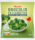 BROCOLIS DÉJÀ CUITS PRÊTS EN 3 MINUTES SURGELÉS AUCHAN - AUCHAN dans le catalogue Auchan Hypermarché