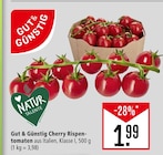 Aktuelles Cherry Rispentomaten Angebot bei Marktkauf in Ulm ab 1,99 €