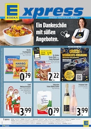 EDEKA Schokoladenweihnachtsmann im Prospekt 