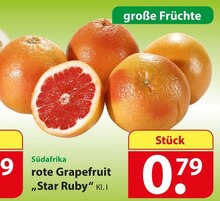 Südafrika rote Grapefruit „Star Ruby“ bei famila Nordost in Bielefeld Südafrika rote Grapefruit „Star Ruby“ im Angebot bei famila Nordost Bielefeld für 0,79 €
