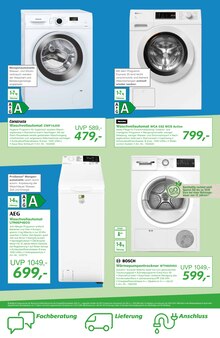 Waschmaschine im EP: Prospekt "volle Waschkraft für wenig Pulver." mit 12 Seiten (Ratingen)