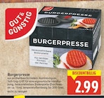 Burgerpresse von GUT&GÜNSTIG für 2,99 € bei E center im Angebot Burgerpresse von GUT&GÜNSTIG im aktuellen E center Prospekt