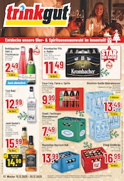 Mineralwasser Angebot & Preis im aktuellen Trinkgut Prospekt Mineralwasser Angebot im aktuellen Trinkgut Prospekt auf Seite 1