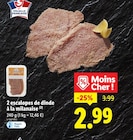 2 escalopes de dinde à la milanaise - L'Etal du Volailler dans le catalogue Lidl