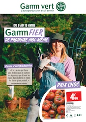 Prospectus Jardineries & Animaleries Gamm vert en cours à Chagny et alentours, "Gamm FIER DE PRODUIRE MOI-MÊME", 12 pages, 08/04/2026 - 19/04/2026 Catalogue Jardineries & Animaleries Gamm vert en cours à Chagny et alentours, "Gamm FIER DE PRODUIRE MOI-MÊME", 12 pages, 08/04/2026 - 19/04/2026
