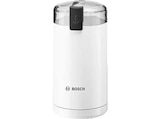 TSM6A011W Kaffeemühle Weiß 180 Watt, Edelstahl-Mahlschale, 2-flügliges Edelstahl-Schlagmesser von BOSCH im aktuellen MediaMarkt Saturn Prospekt für 21,99 €