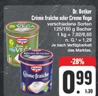 Crème fraîche oder Creme Vega Angebote von Dr. Oetker bei EDEKA Pirna für 0,99 €