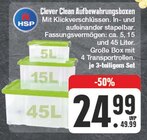 Clever Clean Aufbewahrungsboxen Angebote von HSP bei EDEKA Pirna für 24,99 €