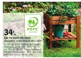 Bac potager sur pieds - PEFC - E.Leclerc Bac potager sur pieds - PEFC à 34,90 € dans le catalogue E.Leclerc
