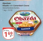 Obazda von Alpenhain im aktuellen GLOBUS Prospekt