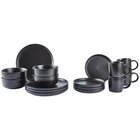 Tafel-Set im XXXLutz Möbelhäuser Prospekt KOMBISERVICE Schwarz 16-teilig Salerno von Novel im aktuellen XXXLutz Möbelhäuser Prospekt für 69,99 €