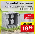 Aktuelles Gartensteckdose Steinoptik Angebot bei Zimmermann in Hildesheim ab 19,99 €