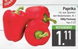 Paprika im Angebot bei EDEKA in Augsburg Paprika Angebote von GÜNS bei EDEKA Augsburg für 1,11 €