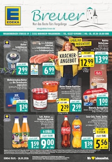 EDEKA Prospekt der Woche "Aktuelle Angebote" Seite 1, 19.01.2026 bis 24.01.2026 für Bornheim Aktueller EDEKA Prospekt "Aktuelle Angebote" Seite 1 von 26 Seiten für Bornheim