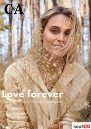 C&A Prospekt für Trier: Love Forever, 10 Seiten, 21.09.2022 - 15.11.2022