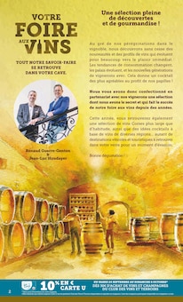 Prospectus U Express de la semaine "Votre foire aux vins" avec 2 pages, valide du 24/09/2024 au 06/10/2024 pour Bordeaux et alentours