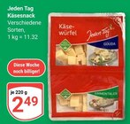 Käsesnack von Jeden Tag für 2,49 € bei GLOBUS im Angebot Käsesnack von Jeden Tag im aktuellen GLOBUS Prospekt