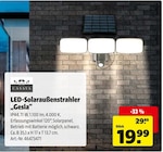 LED-Solaraußenstrahler „Gesla“ im Angebot bei Hagebaumarkt in Nettetal LED-Solaraußenstrahler „Gesla“ Angebote von CASAYA bei Hagebaumarkt Nettetal für 19,99 €