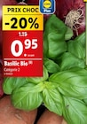 Promo Basilic Bio à 0,95 € dans le catalogue Lidl à Dechy