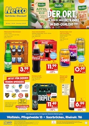 Netto Marken-Discount Prospekt "DER ORT, AN DEM DU IMMER AUSGEZEICHNETE PREISE FINDEST." für Saarbrücken, 2 Seiten, 17.08.2026 - 22.08.2026 Netto Marken-Discount Prospekt "DER ORT, AN DEM DU IMMER AUSGEZEICHNETE PREISE FINDEST." für Saarbrücken, 2 Seiten, 17.08.2026 - 22.08.2026