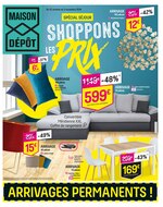 Catalogue Maison Dépôt "Shoppons les prix", 8 pages, à Rosny-sous-Bois, 22/10/2019 - 03/11/2019 Prospectus Maison Dépôt "Shoppons les prix", 8 pages, à Rosny-sous-Bois, 22/10/2019 - 03/11/2019