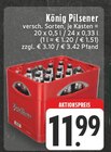 König Pilsener im Angebot bei E center in Recklinghausen König Pilsener Angebote von König Pilsener bei E center Recklinghausen für 11,99 €