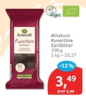 Kuvertüre Zartbitter von Alnatura im aktuellen budni Prospekt