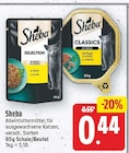 Selection von Sheba für 0,44 € bei E center im Angebot Selection von Sheba im aktuellen E center Prospekt