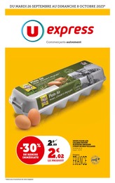 Catalogue U Express avec 16 pages de promos Prospectus U Express, "U Express", pages, 26/09/2023 - 08/10/2023
