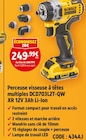 Perceuse visseuse à têtes multiples dcd703l2t-qw xr 12v 3ah li-ion - DEWALT en promo chez Screwfix Amiens à 249,99 €