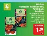 Vegane Salami Angebote von Billie Green bei Marktkauf Bautzen für 1,29 €