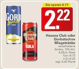 Aktuelles Mixgetränke Angebot bei WEZ in Minden ab 2,22 €