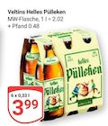 Helles Pülleken im Angebot bei GLOBUS in Gotha Helles Pülleken Angebote von Veltins bei GLOBUS Gotha für 3,99 €