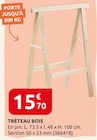 Tréteau bois - Rural Master à Toulouse Tréteau bois en promo chez Rural Master Toulouse à 15,70 €