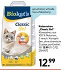 Katzenstreu „Classic 3in1“ von Biokat's für 12,99 € bei Hellweg im Angebot Katzenstreu „Classic 3in1“ von Biokat's im aktuellen Hellweg Prospekt