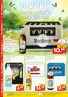 Bier im Netto Marken-Discount Prospekt "DER ORT, AN DEM DU IMMER AUSGEZEICHNETE PREISE FINDEST." mit 6 Seiten (Lippstadt)